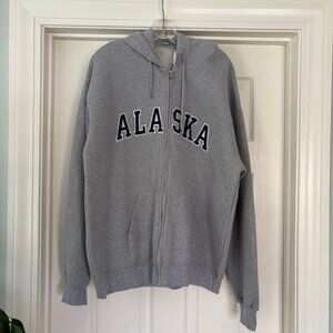 NWT Alaska full-zp hoodie sweatshirt jacket, men's XXL